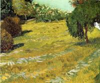 Gogh, Vincent van - Newly Mowed Lawn with Weeping Tree